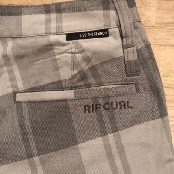 NWT gray/black Rip Curl flat front  size 32 - Picture 6 of 6